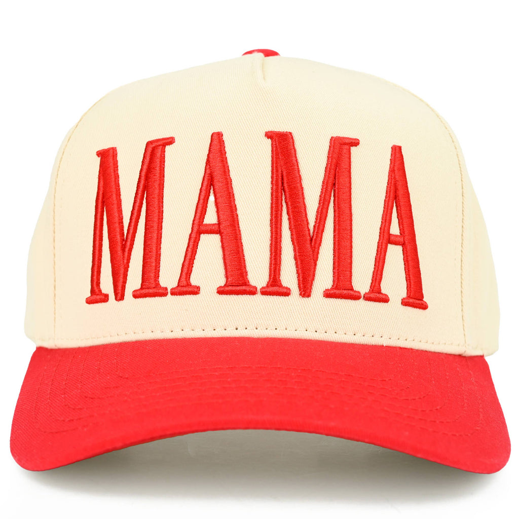 MAMA Letter embroidered Snapback Trucker Hat