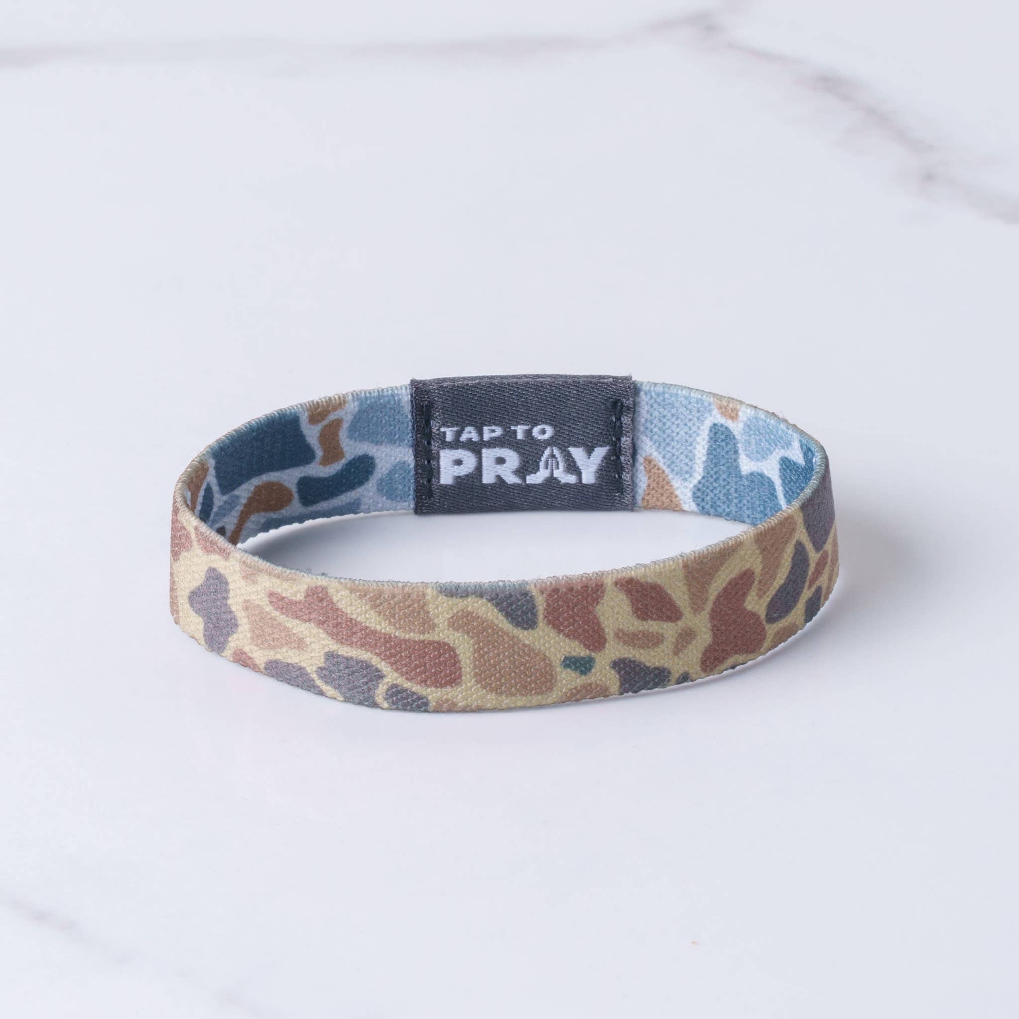 Versible - Tap To Pray™ Wristbands - River Rock Camo Sahara and Copper