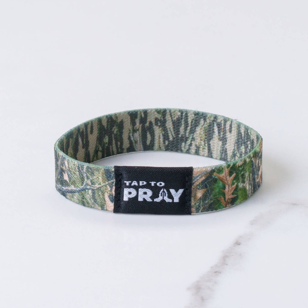 Versible - Tap To Pray™ Wristbands - Forest & Tree Bark Camo