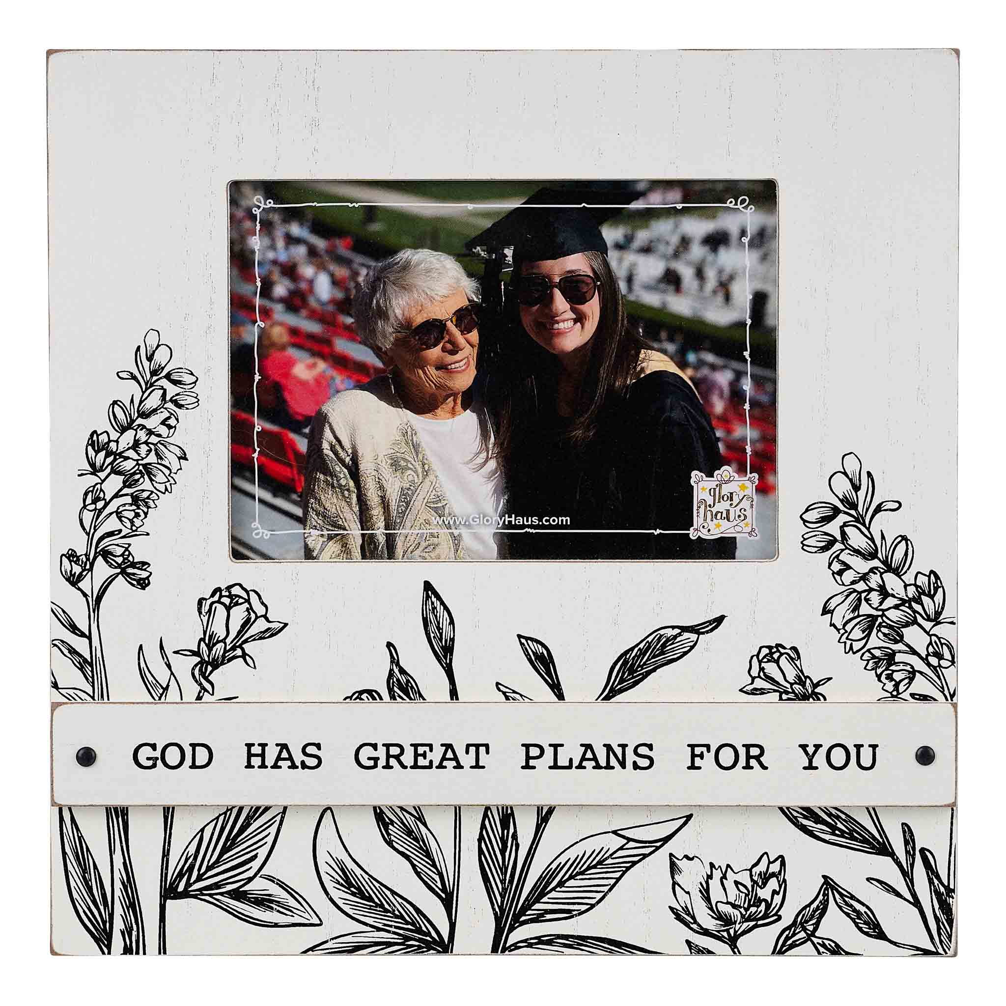 Glory Haus - Flower God has Great Plans Frame