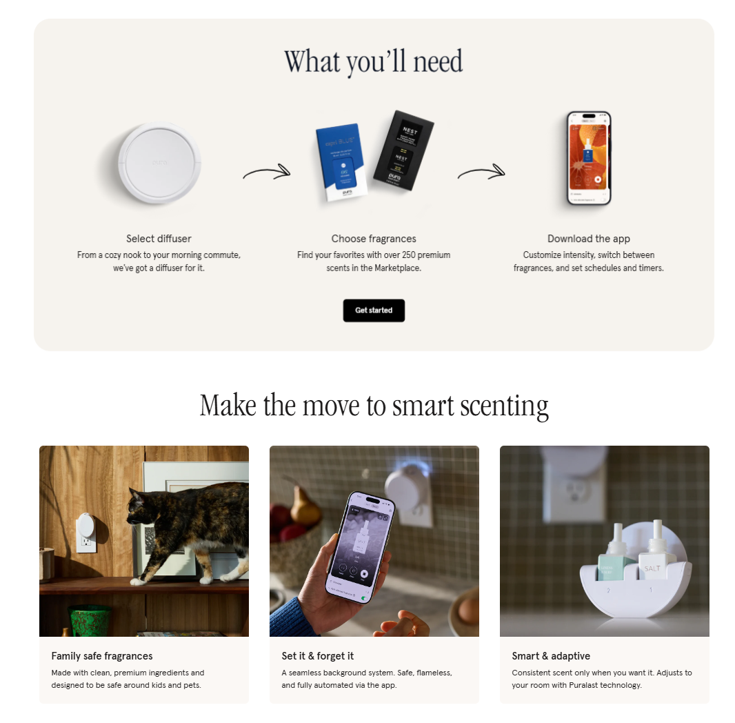 Pura - Pura Home Mini™ Smart Home Fragrance Diffuser