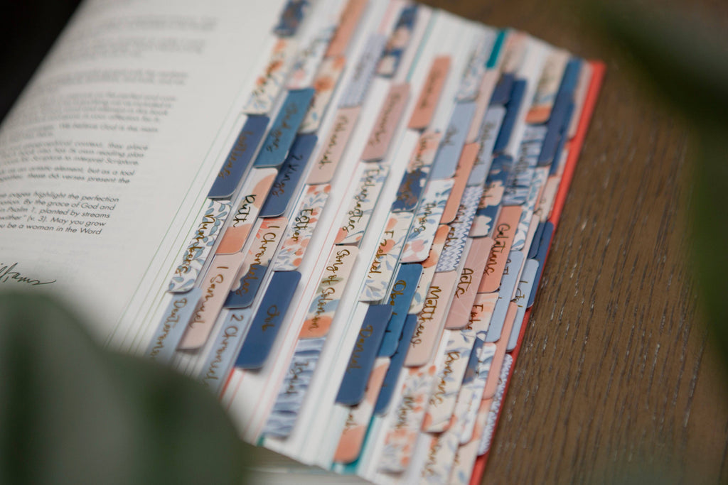 Chosen & Cherished - Tabs For Your Bible | Pretty Bible Book Tabs