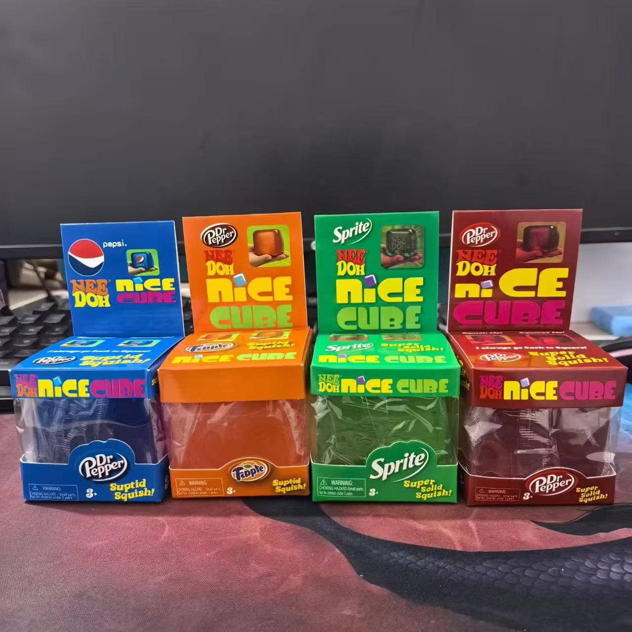 Eagle Crest Industries Inc. - Nice Cube Soda Themed TPR Squishy Ice Cube Fidget Toy