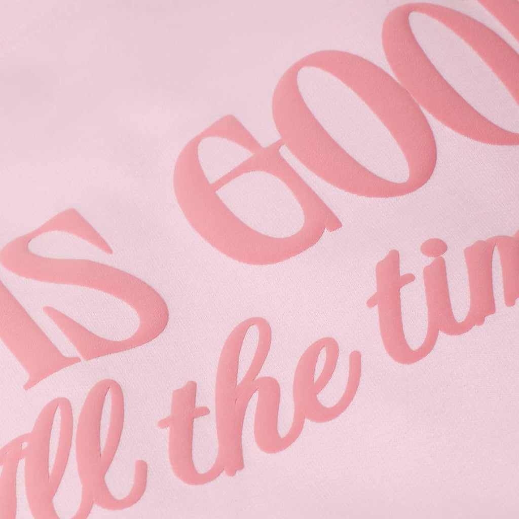 Fashion City - GOD IS GOOD All The Time PUFF MIDWEIGHT Sweatshirt