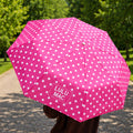 Girlie Girl Originals - LM-UM-1000 Umbrella Hot Pink w/ White Dot