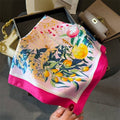 Sheer Trend - Fashion Print Square Scarf