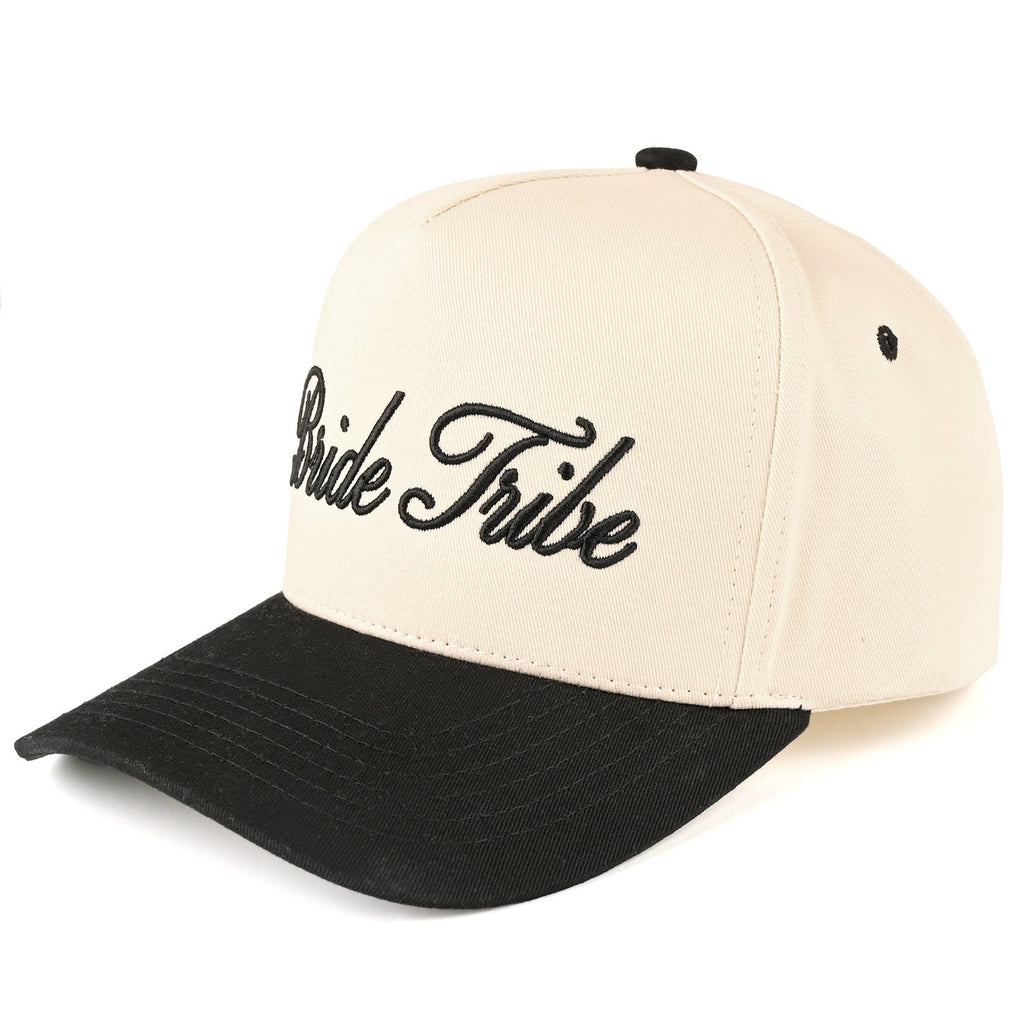 BRIDE TRIBE Letter Two Tone Trucker Cap