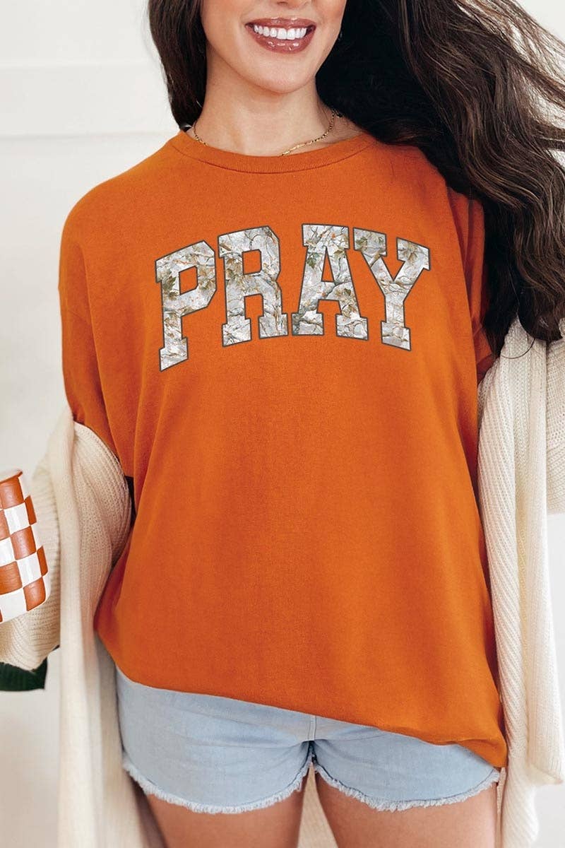 COLORBEAR - Pray Graphic Heavy Cotton Tee