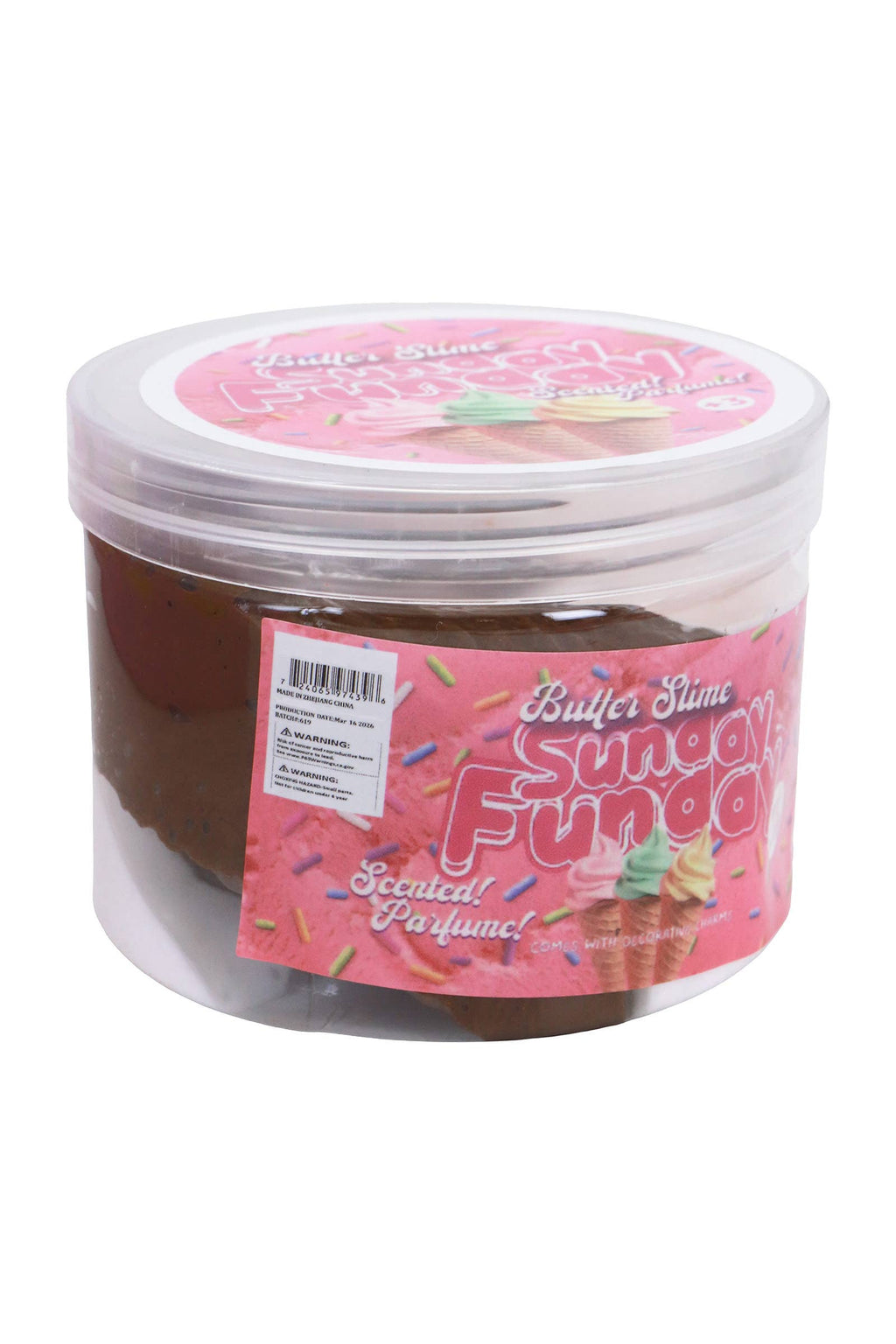 Cap Zone - Sweet Desserts Butter Slime Jar - 12 Pcs