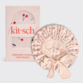 KITSCH - Adjustable Oversized Satin Bonnet - Cherry Print