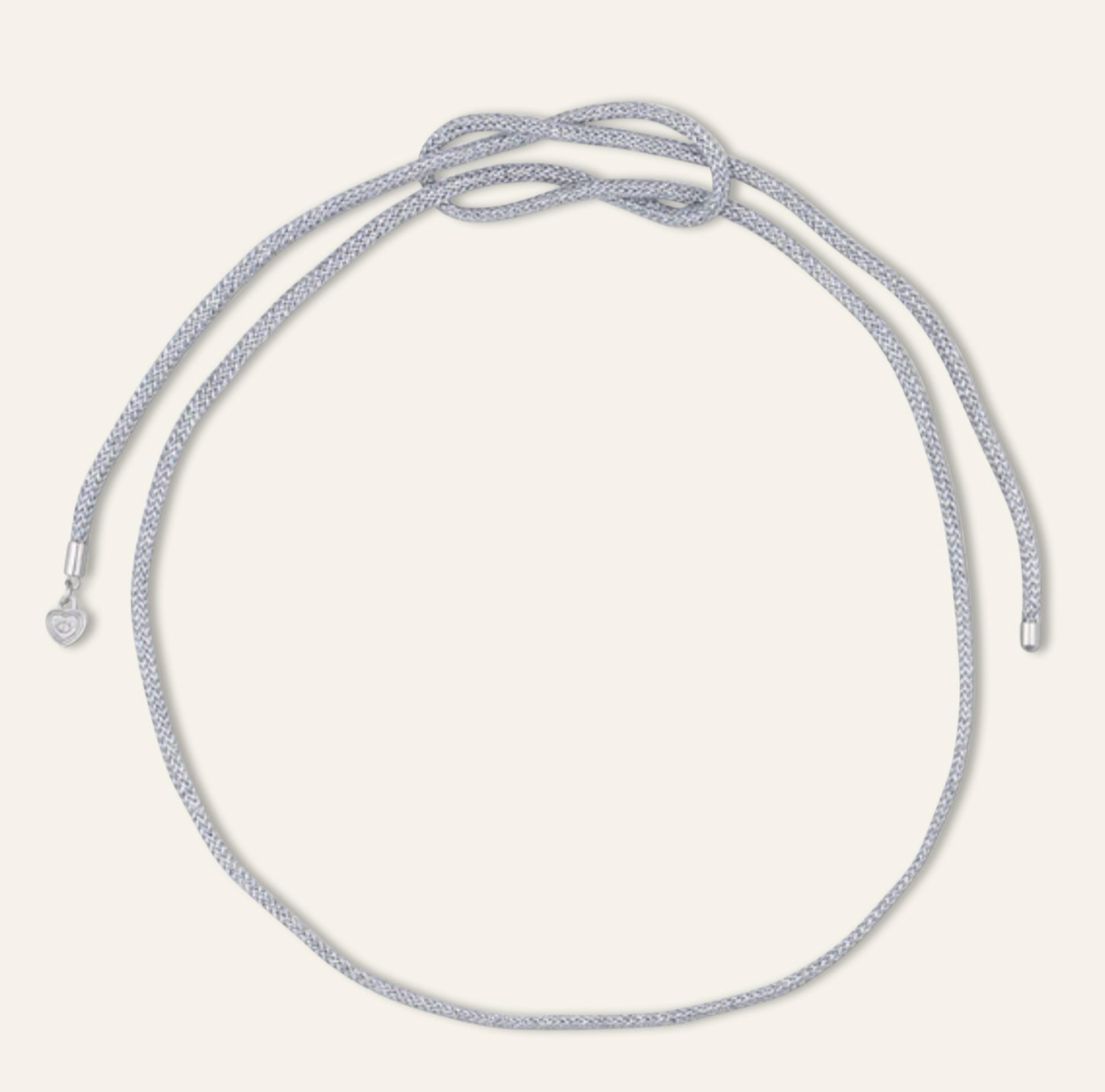 HART - Silver Lurex Necklace Cord