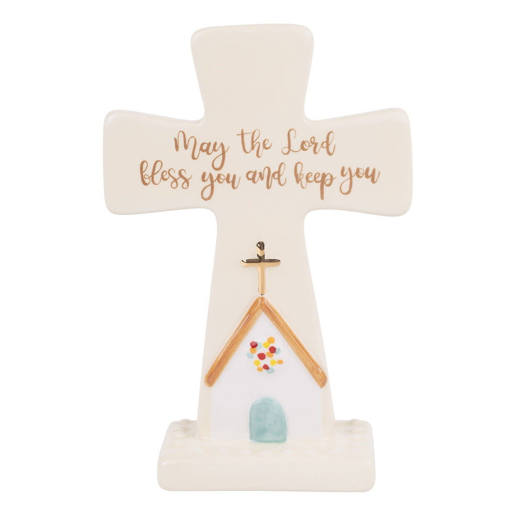 Glory Haus - Lord Bless And Keep You Church Standing Cross