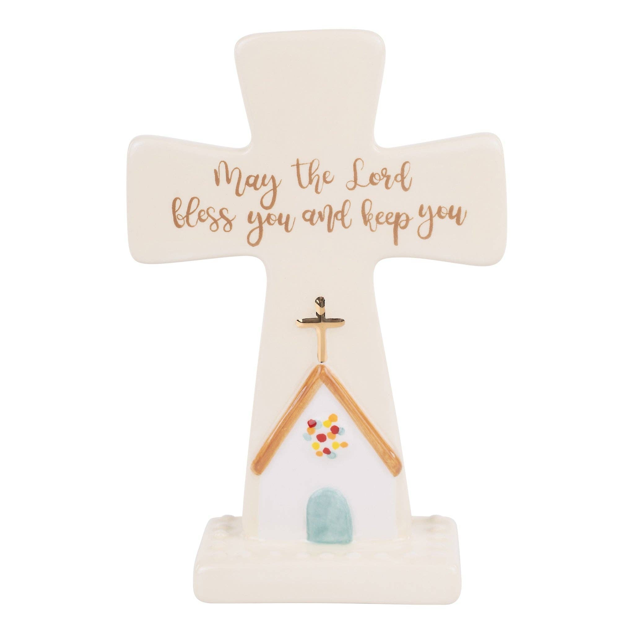 Glory Haus - Lord Bless And Keep You Church Standing Cross