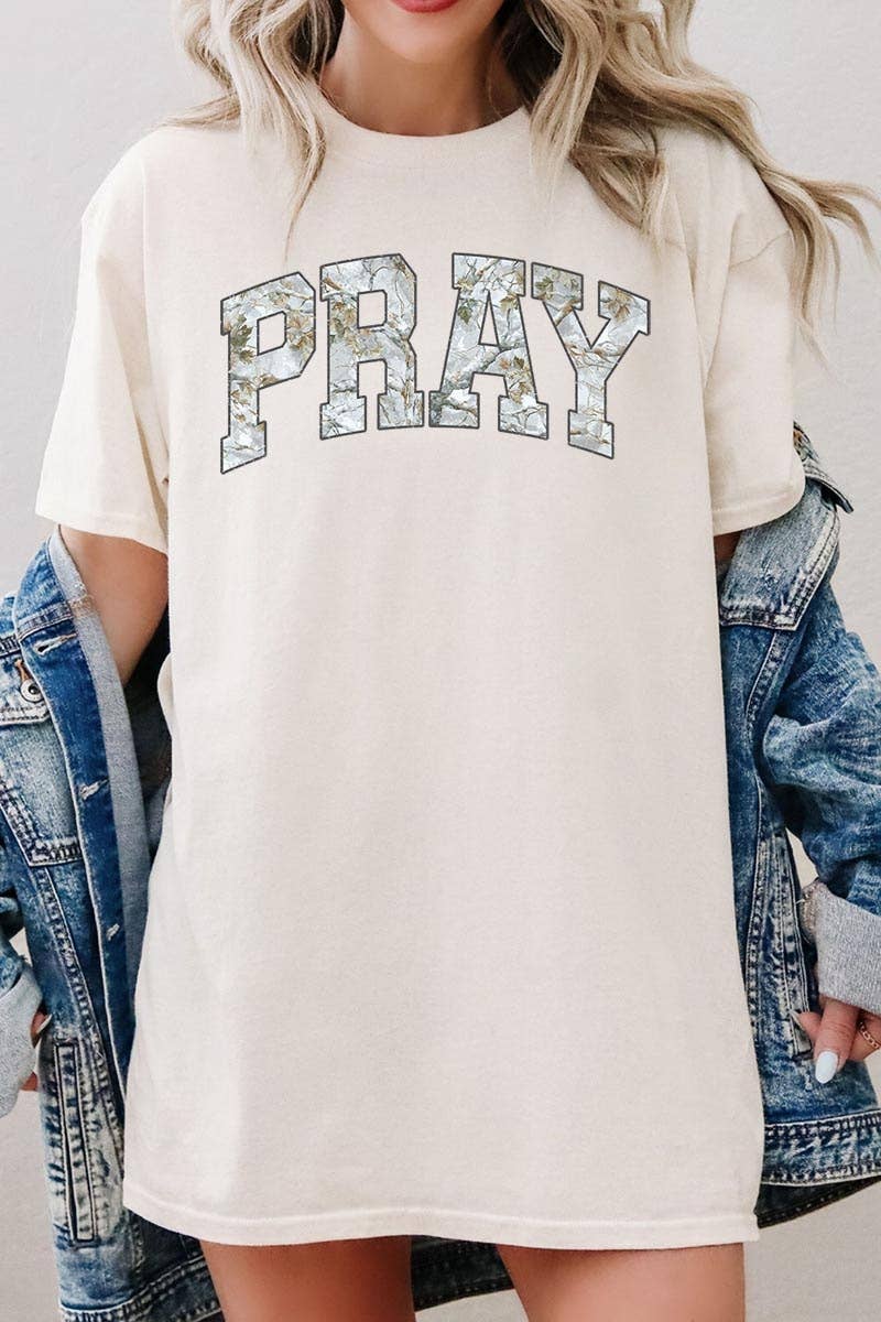 COLORBEAR - Pray Graphic Heavy Cotton Tee