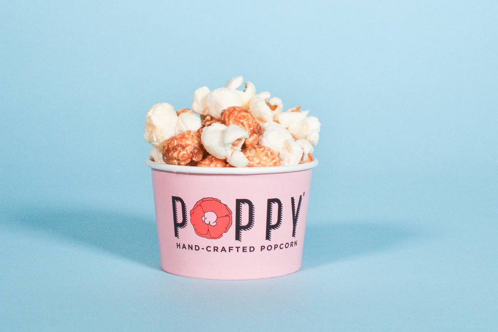 Poppy Hand-Crafted Popcorn - Poppy Branded Sampling Cups- 50 Count