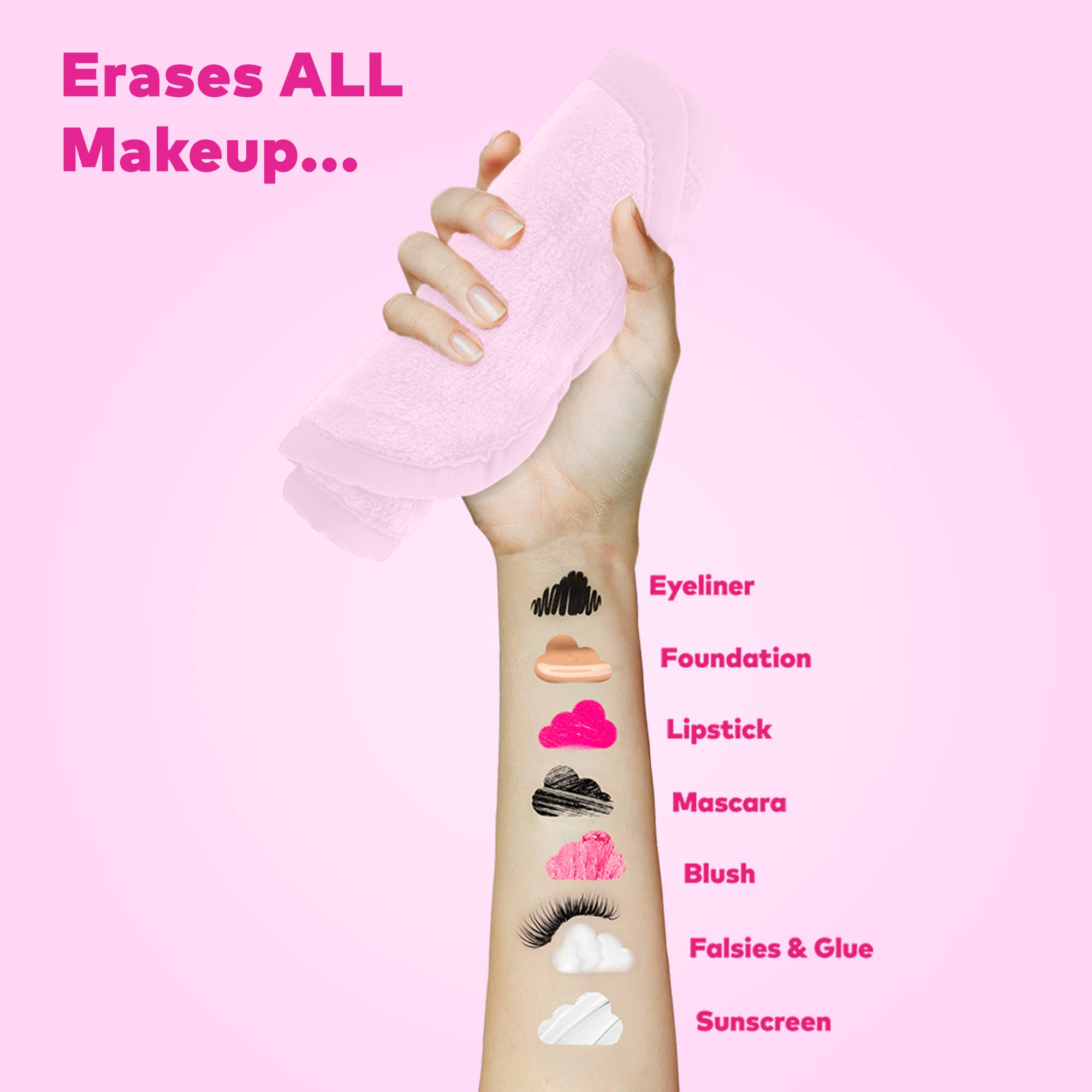Silver Infused Mini PRO MakeUp Eraser | Acne Prone Skin