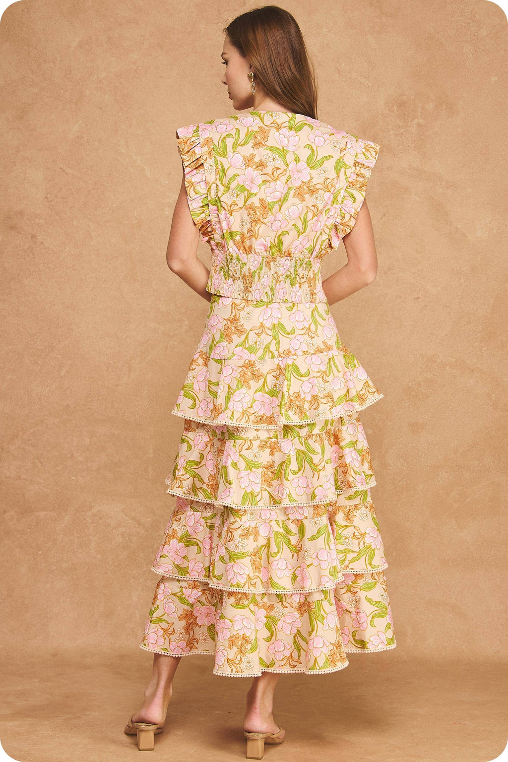 Strut & Bolt - Bloom Meadow 2-Piece Midi Skirt Set