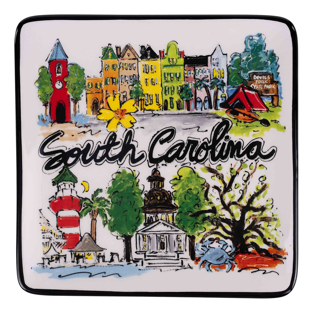 Glory Haus - State of South Carolina Trinket Tray