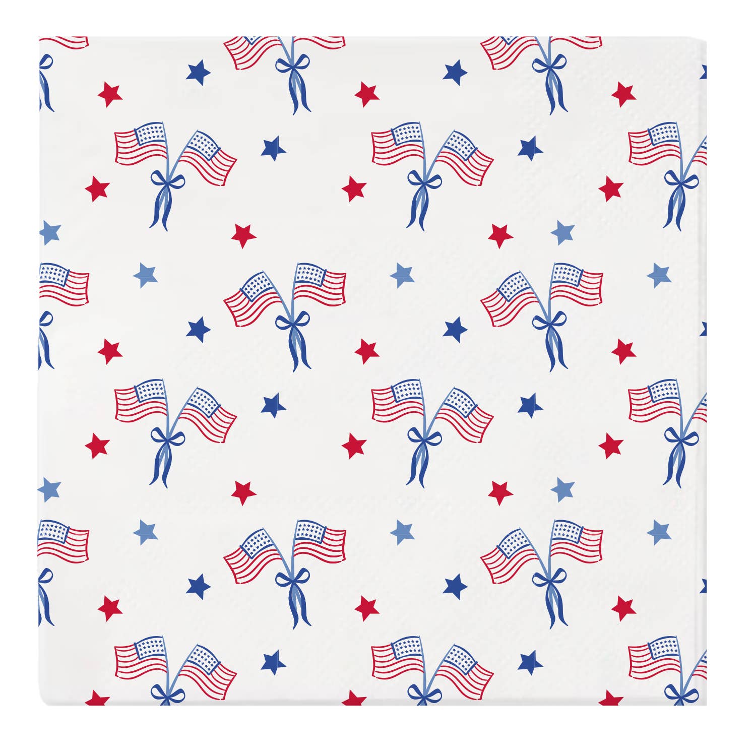 Mary Square - Cocktail Napkin American Flag