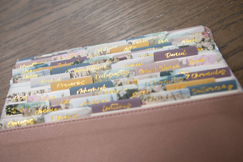 Chosen & Cherished - Pretty Bible Book Tabs | Bible Tabs
