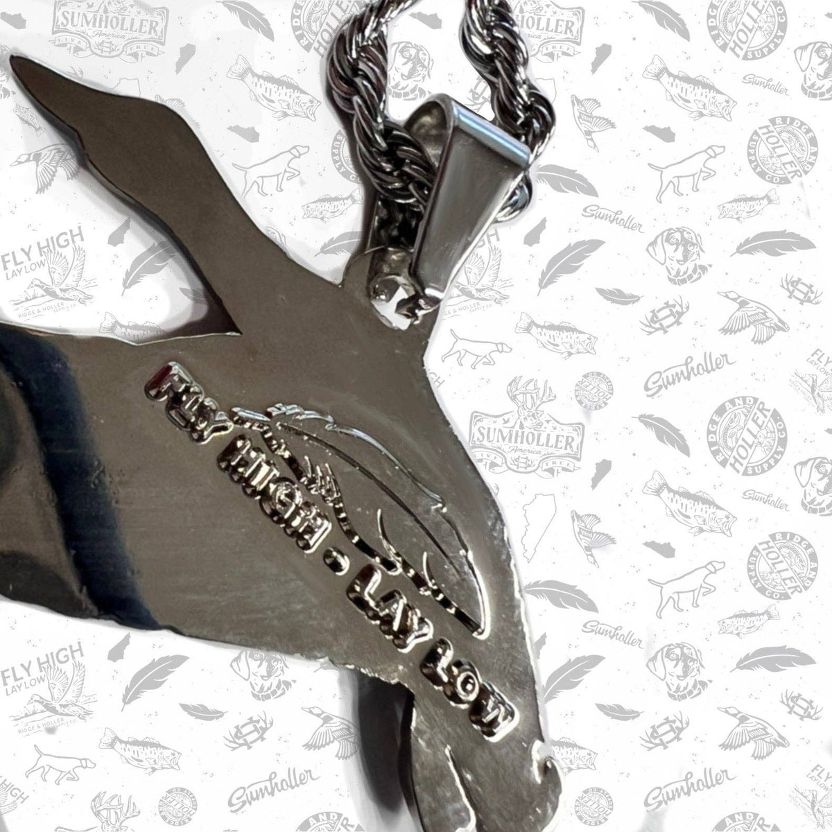 Ridge&Holler - Mallard- Stainless Steel Necklace and Pendant