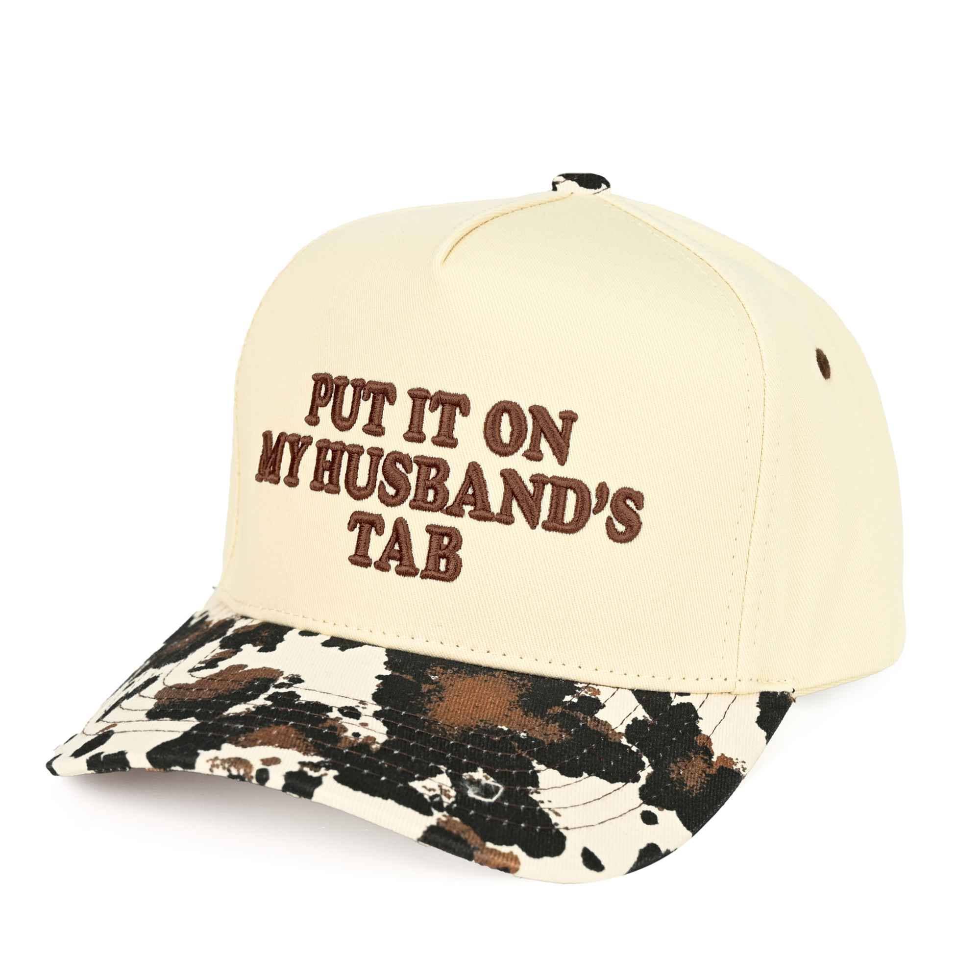MiMi Wholesale - TCM0050 Puff Embroidered Put It On My Husband's Tab Trucker Hat