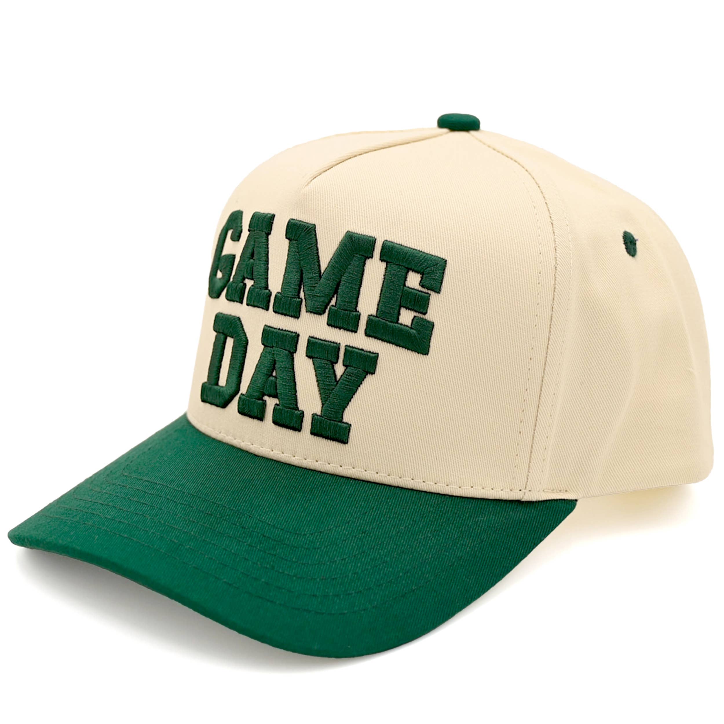 GAME DAY Embroidered Cotton Baseball Cap
