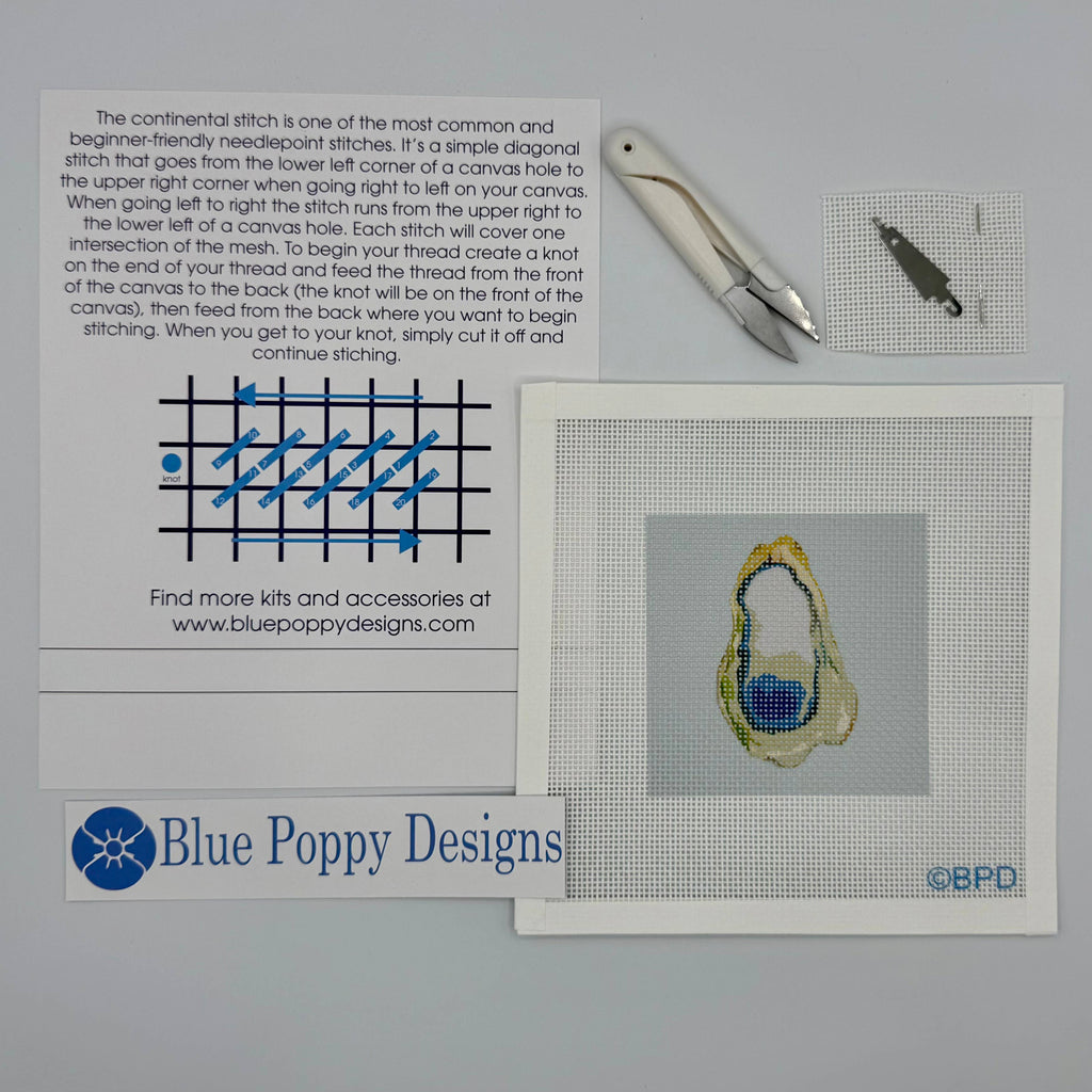 Oyster Needlepoint Kit