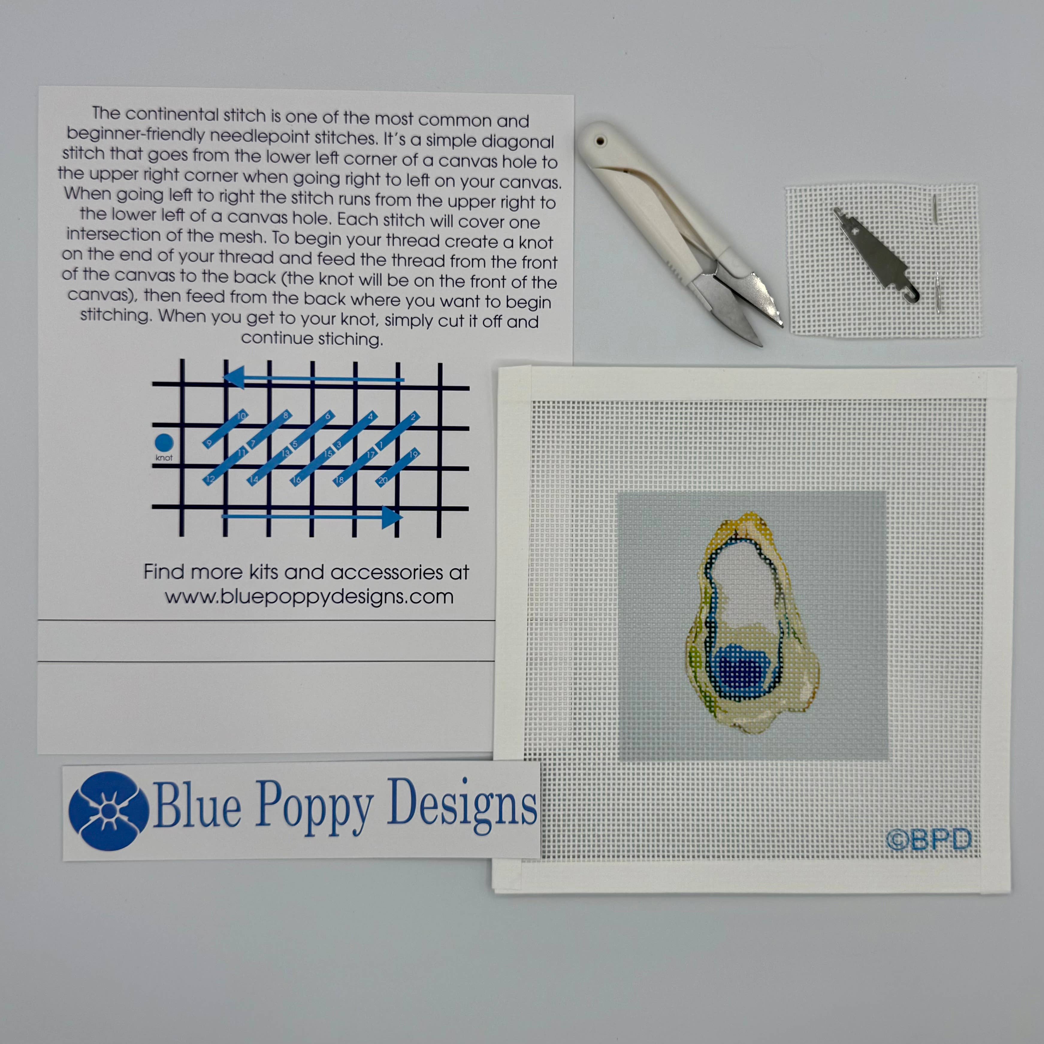 Oyster Needlepoint Kit