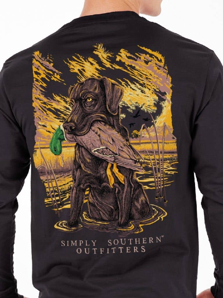 simply southern - YTH-MN-LS-SWAMPDOG-BLK