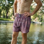 Men's Burlebo Swim Trunks