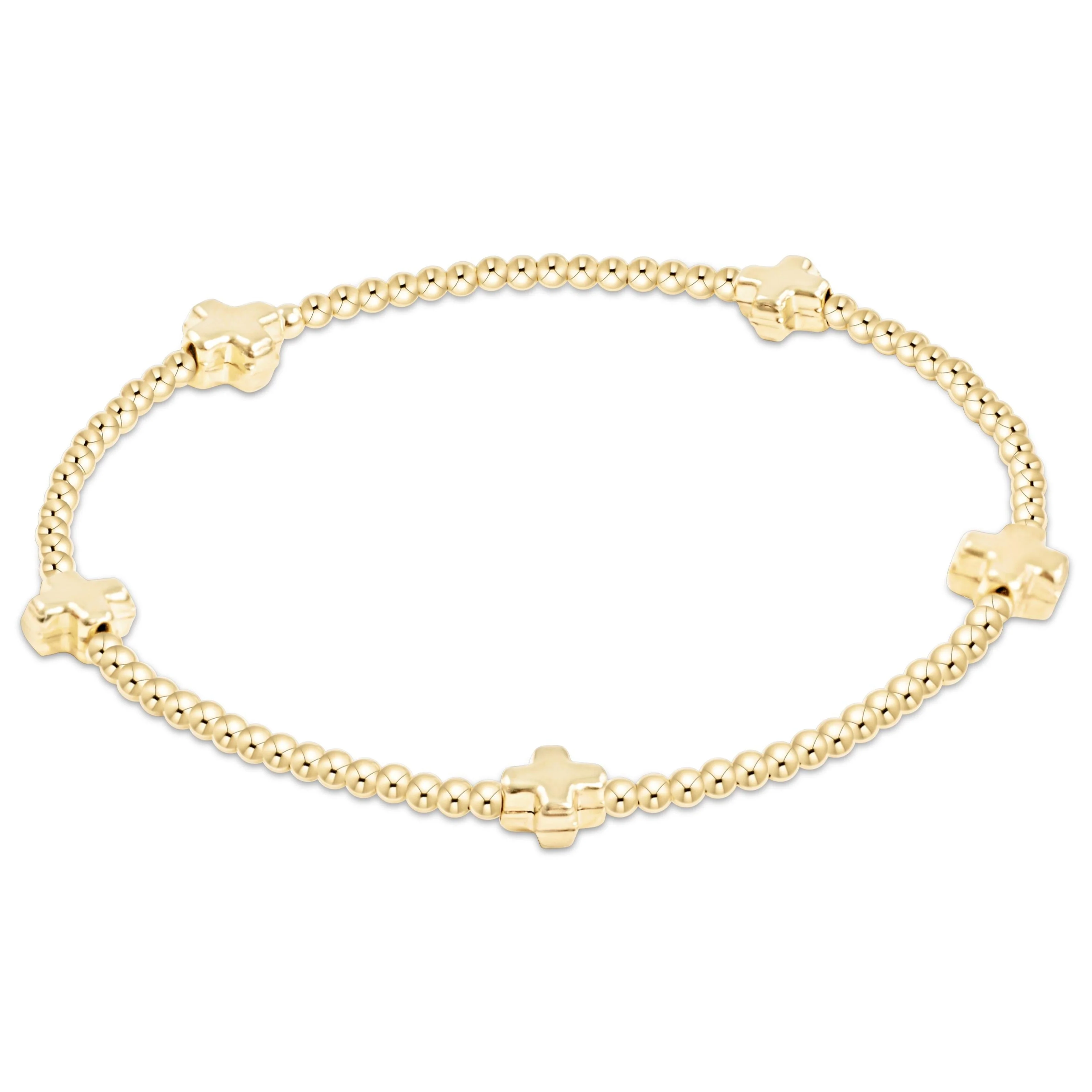 Signature Cross Gold Bracelet