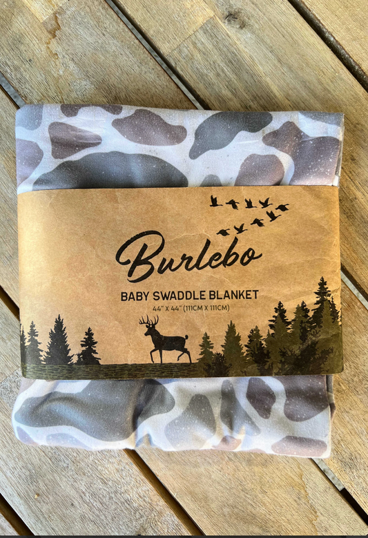 Burlebo Classic Deer Camo Swaddle