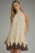 Polka Dot High Neck Sleeveless Mini Dress