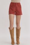 High Waisted Denim Shorts