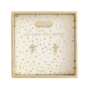 Children's Cross Stud Earrings