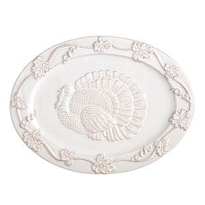 White Turkey Platter