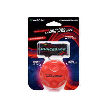 LED Bounceback - Moon Ball on Leash