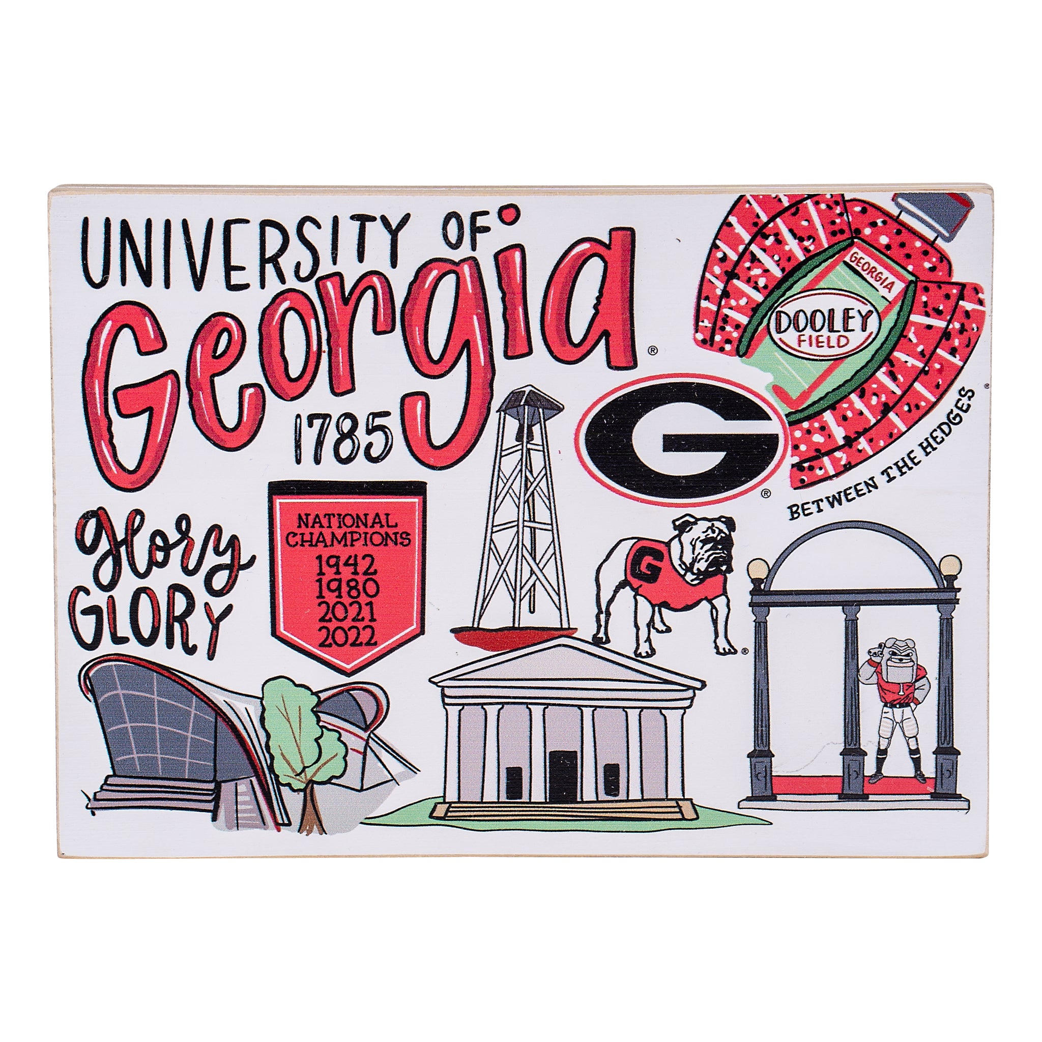 Collegiate Georgia Icon Block