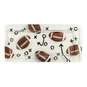 Football Glass Tray