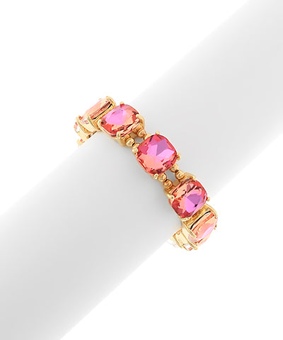 Cushion Cut Stone Bracelets