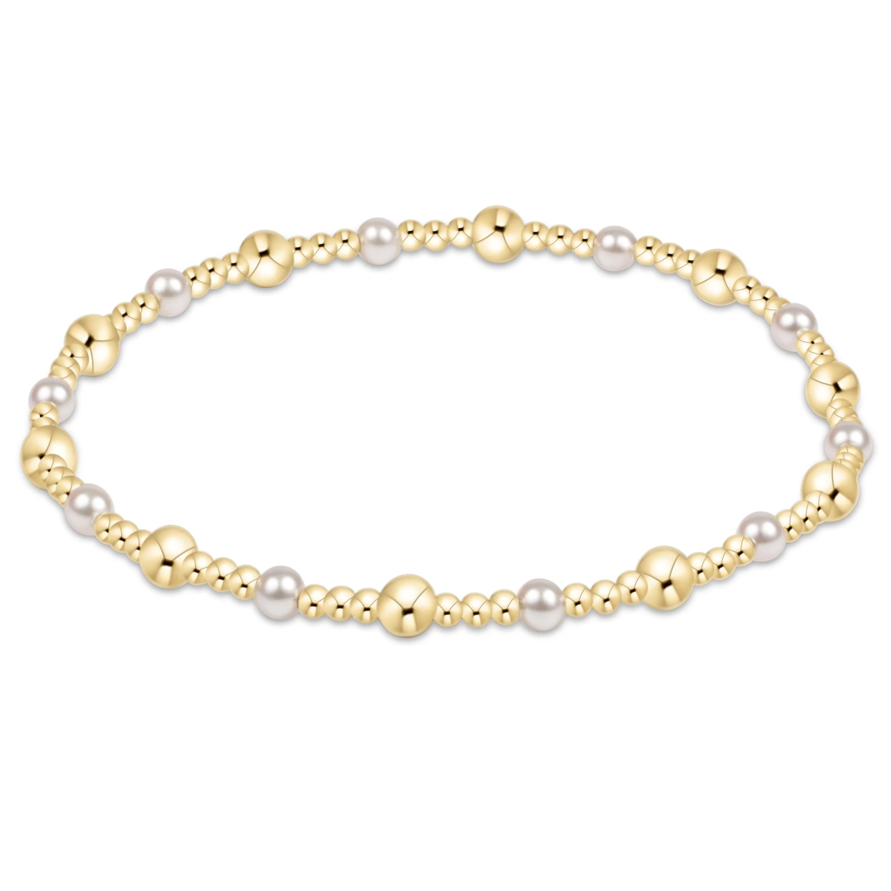 Sincerity Gold & Pearl Bracelet