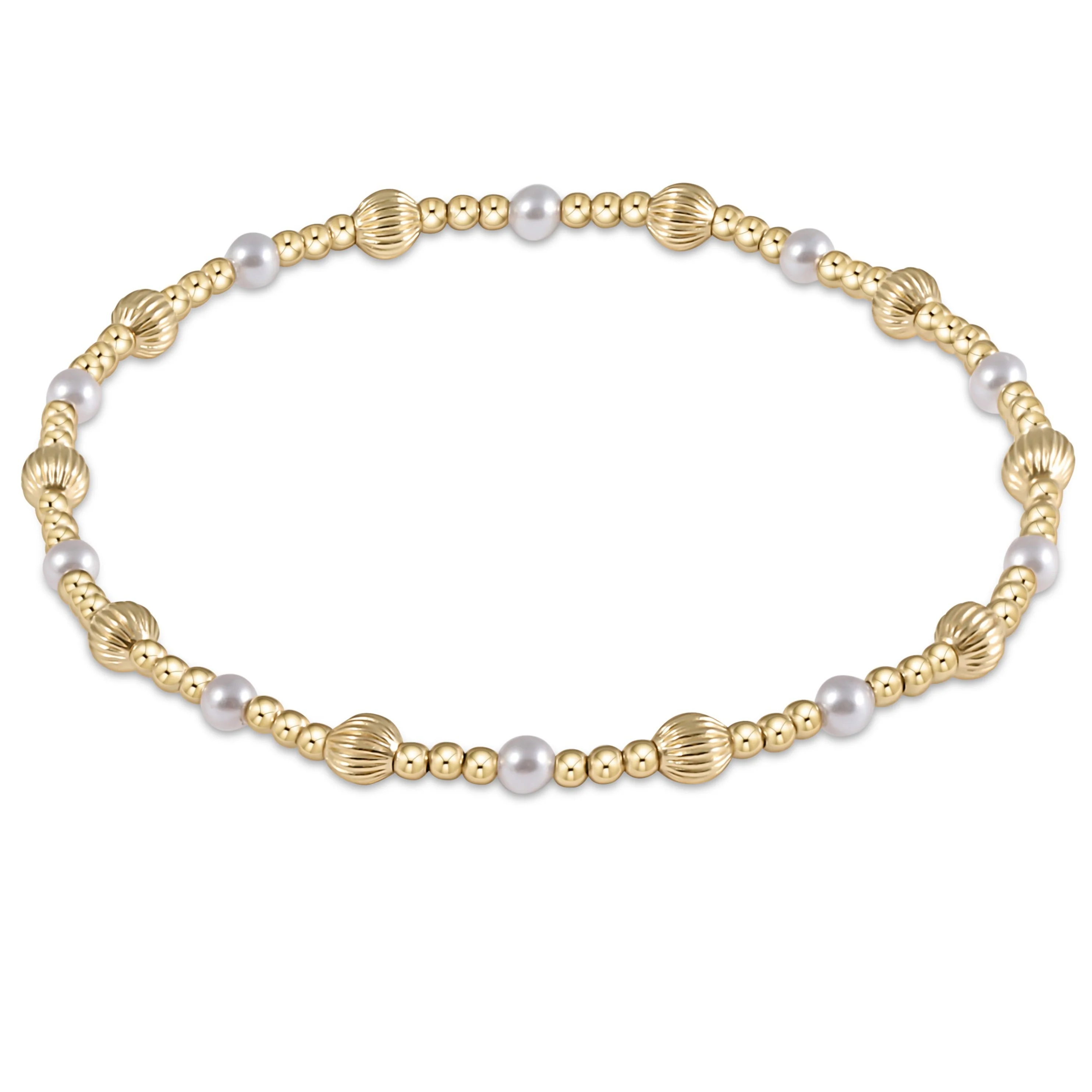 Dignity Sincerity Gold Pearl Bracelet