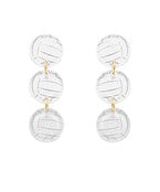 Sports 3 Layer Earring