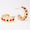 Georgina Red & Black Earring