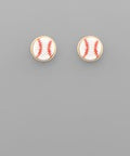 Pearl Baseball Studs