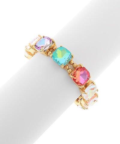 Cushion Cut Stone Bracelets