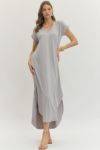 Jersey Knit Maxi Dress
