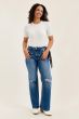 HW R.M. BRENDA 90s Straight w/ Bandana Loop MD Classic Stone Blue