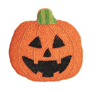 Halloween Beaded Pillow
